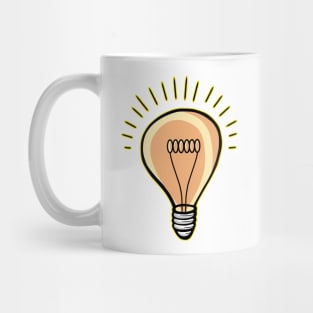 Lightbulb the light for new ideas Mug